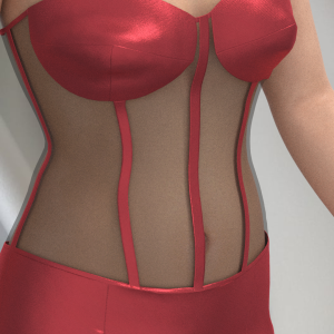Cartamodello Corsetto-bustier  taglia su misura