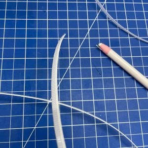 Stecche di plastica da cucire